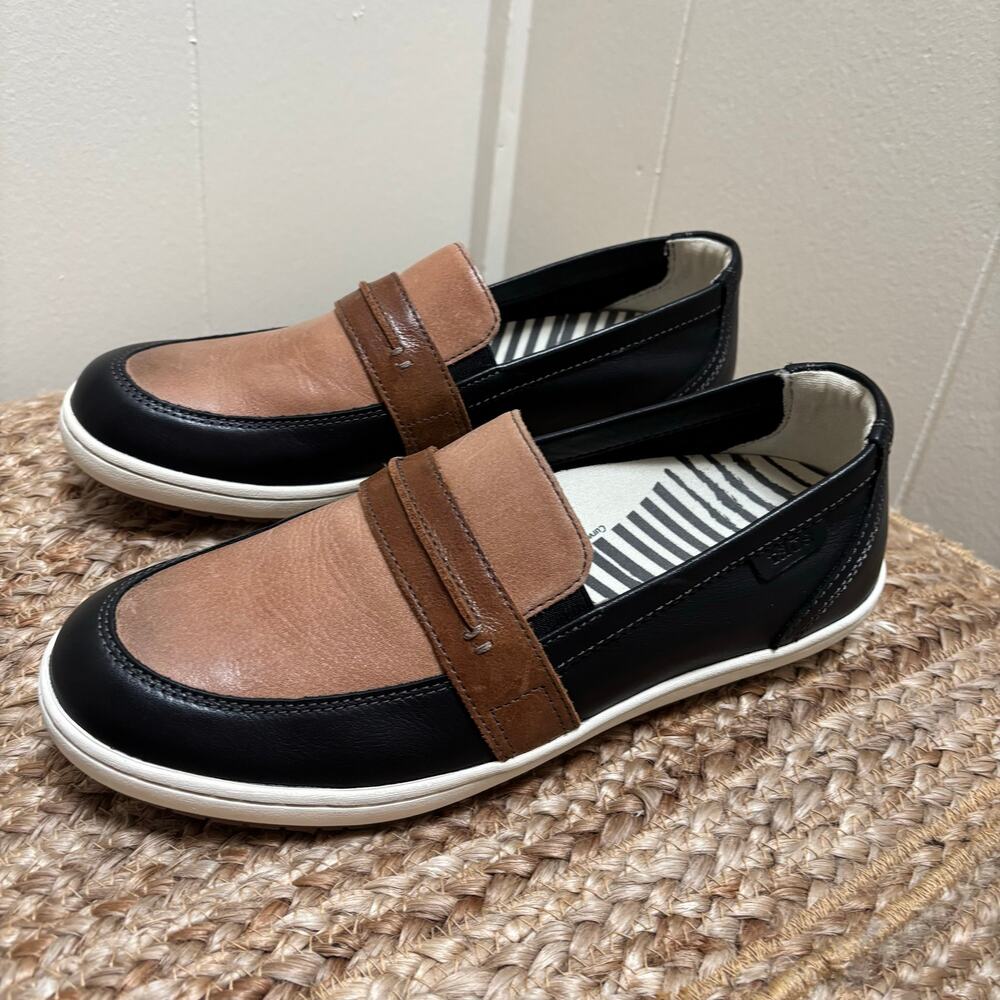 Taos Upward Leather Comfort Loafers Multi Color Size 8.5 Preppy Orthotic